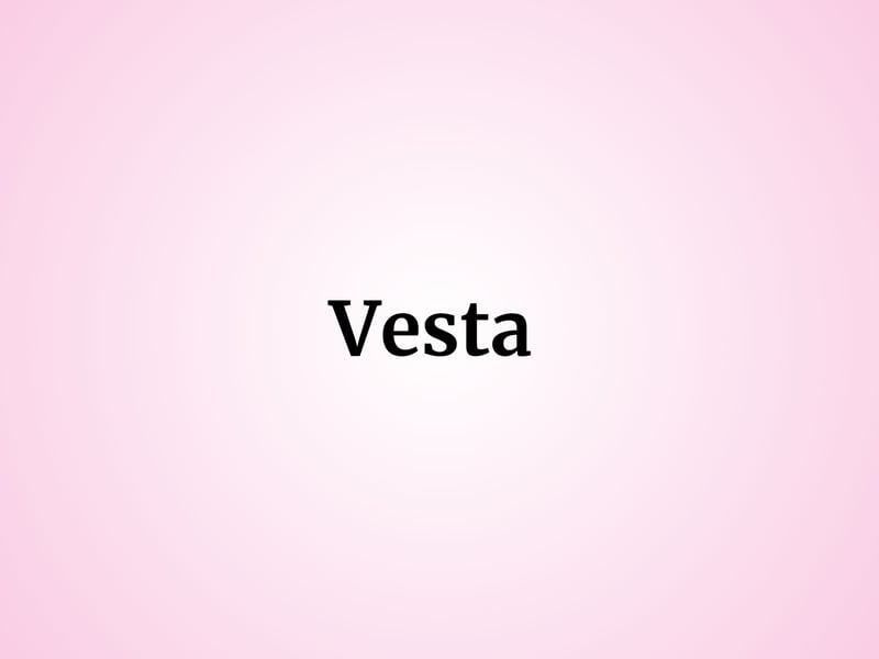 One Scottish baby girl was given the name Vesta, which comes from the Roman goddess of the hearth, home and family. 