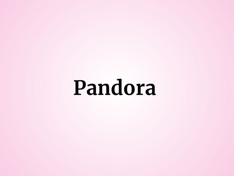 In Greek myths Pandora was the first mortal woman and the person who unleashed evil unto the world by opening a jar, but the name itself means "all gifts".