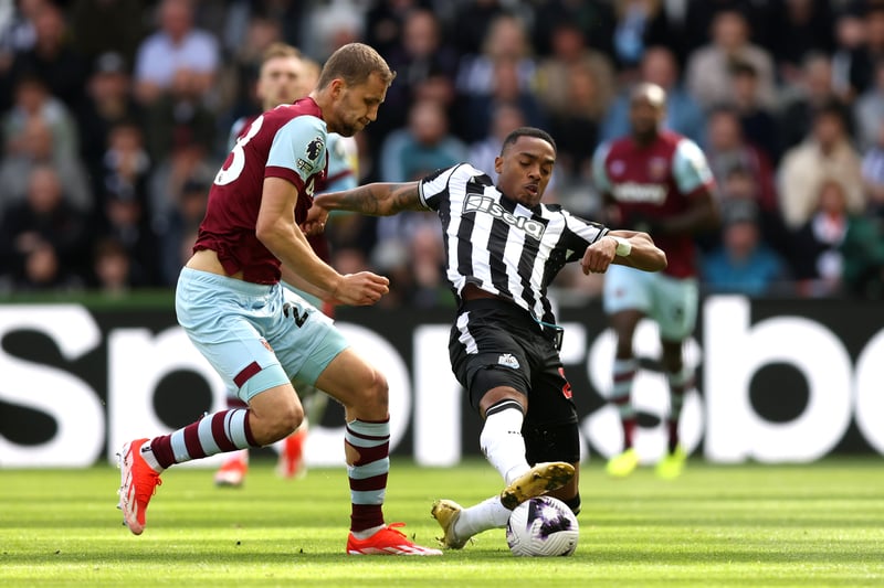 The midfielder couldn't deal with the pace and energy of Newcastle's midfield. 