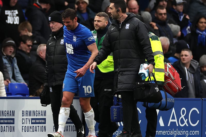 Rowett confirmed it will be 'a while' before the striker returns from a nasty ankle injury suffered against Watford.