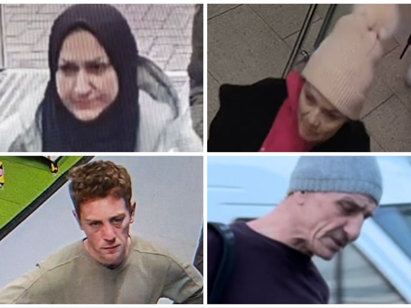 The people in the following gallery are wanted by West Yorkshire Police