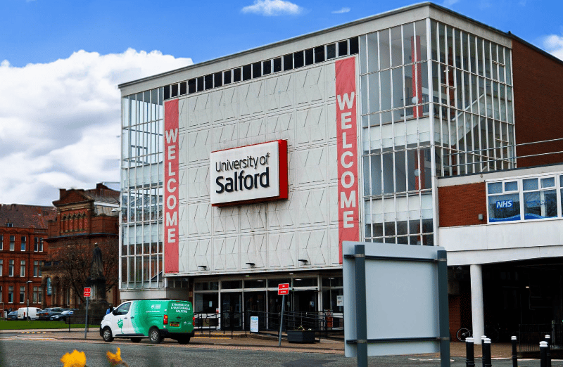 The University of Salford came in seventh place regionally, and in 73rd place nationally with an overall score of 61 per cent and a student satisfaction rating of 76 per cent.