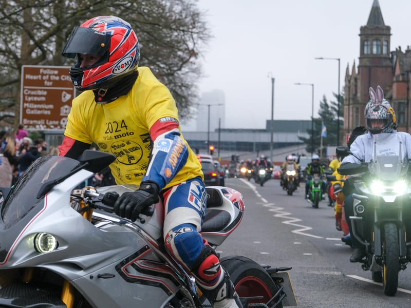 The route was a seven mile run from Europa Link on Tinsley Industrial Estate to Weston Park.