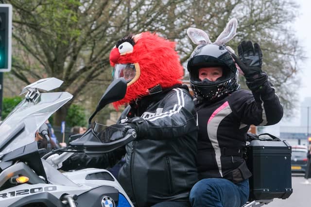 Hundreds of motorcycles took to Sheffield today (March 31, 2024) to raise money for Sheffield Children's Hospital.