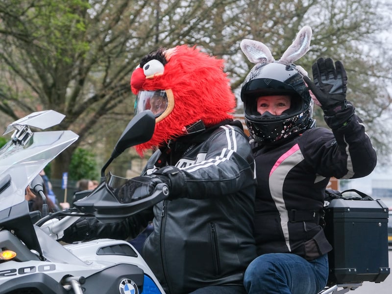 Hundreds of motorcycles took to Sheffield today (March 31, 2024) to raise money for Sheffield Children's Hospital.