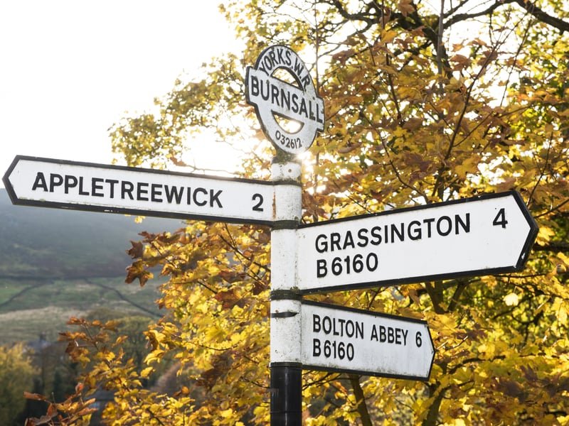 Burnsall lies on a bend of the River Wharfe surrounded by a spectacular circle of fells. The village was originally an Anglo-Viking settlement and the parish church still contains rare Viking and Anglo-Saxon carved stones. Drive: 1hr to 1hr 15mins
