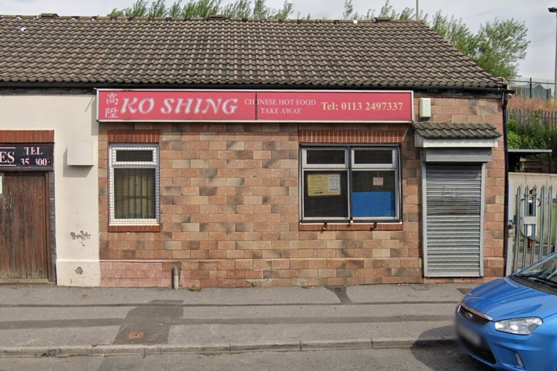 Ko Shing Chinese Takeaway, in Cross Green, has a rating of 4.4 stars from 103 Google reviews. A customer at ko Shing said: "Been coming here ever since I moved to Leeds 12 years ago. Brilliant little place, great food and the staff are decent too! Often call you by your name which is a great touch. Well done."