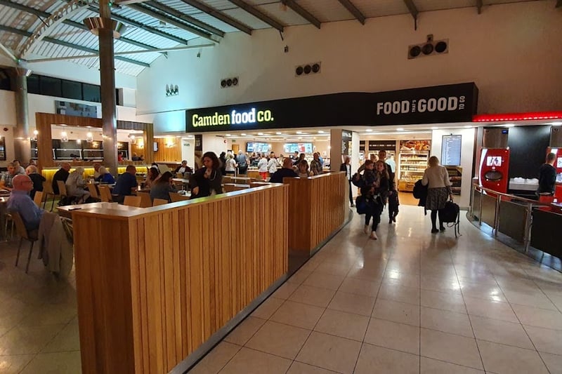 Camden Food Co. is open from the time of the first departing flight until 7pm Sunday-Friday (closing at 3.30pm Saturday) subject to the flight schedule.