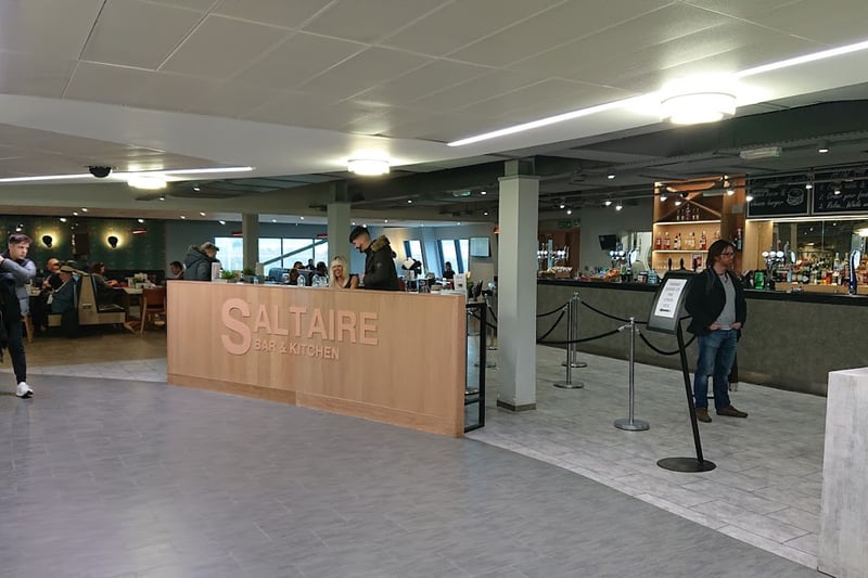 The Saltaire Bar & Eatery is open from the time of the first departing flight until boarding of the last flight daily.