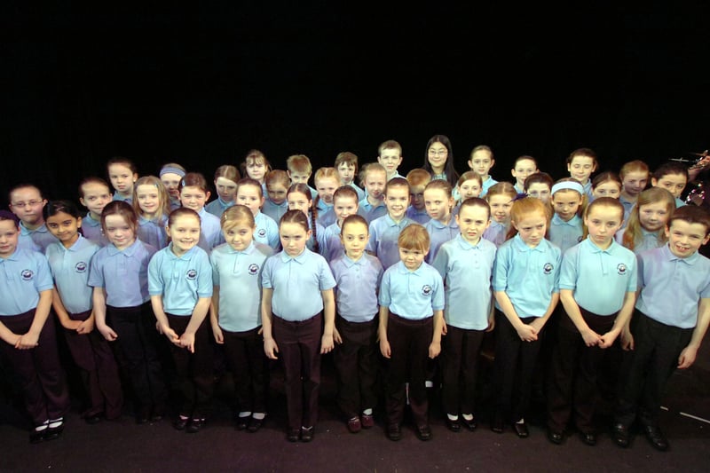 Seaburn Dene students were ready to perform when the Echo photographer took this 2006 photo.