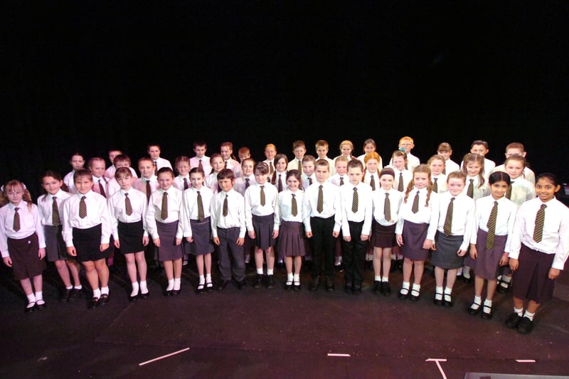 Hill View Junior Academy had an impressive line-up of singers for their entry in the 2006 competition.