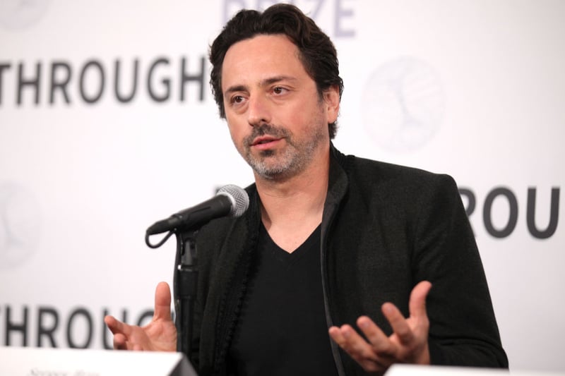 Fellow Google founder Sergey Brin just misses out on a top 10 place with an estimated worth of $110 billion.