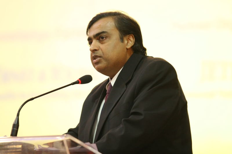 India's richest man Mukesh Ambani has a fortune of around $116 billion. He's made his money from Reliance Industries, which is a conglomerate with interests in petrochemicals, oil and gas, telecom, retail and financial services. The company generates revenue of $110 billiion a year.