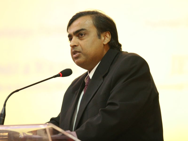 India's richest man Mukesh Ambani has a fortune of around $116 billion. He's made his money from Reliance Industries, which is a conglomerate with interests in petrochemicals, oil and gas, telecom, retail and financial services. The company generates revenue of $110 billiion a year.