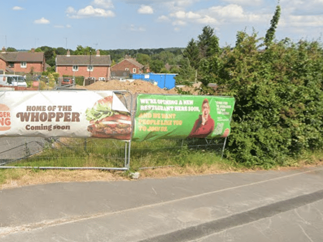 The Burger King drive-thru site on Sevenairs Road, Beighton in June last year.