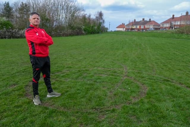 Shaun Pask may be forced to close the junior grassroots football club if the pitch is not made secure soon.