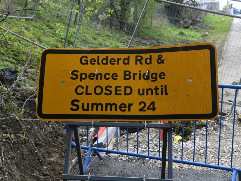 Further diversions will remain in place until the summer 2024, while works take place on constructing the new bridges.