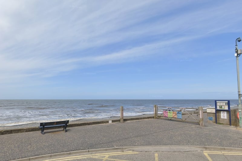Rossall Beach is the sand and shingle beach heading north beyond the 'new' stepped sea defences at Cleveleys.