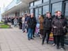 Huge line forms for goody bags at Rotherham store relaunch