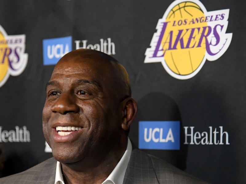 A five time NBA champion with the LA Lakers, he is also now a founding member of Guggenheim Baseball Management, managing entity of the MLB's Los Angeles Dodgers, and also partly owns the WNBA's Los Angeles Sparks and has stakes in several other sports teams. He has a reported net worth of $800 million - second only to MJ.