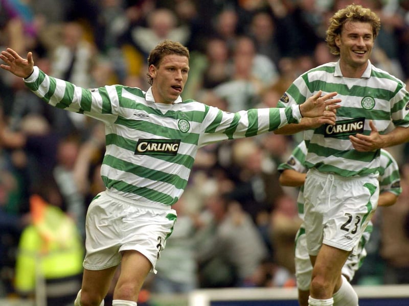 The Newcastle-born midfielder was a key member of O'Neill's team and scored the winning goal against Rangers on two separate occasions. Capped once by England, Thompson's playing career ended with a short stint at Hartlepool United in 2008. Returned to Celtic in 2010 as first team coach working under Neil Lennon, but left two years later. Loosely related to Leeds United midfielder Sean Longstaff, the 51-year-old works in public speaking and released a book entitled A Geordie Bhoy three years ago.