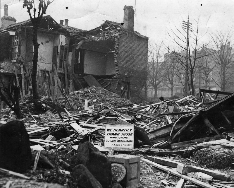 More damage caused during the Sheffield Blitz