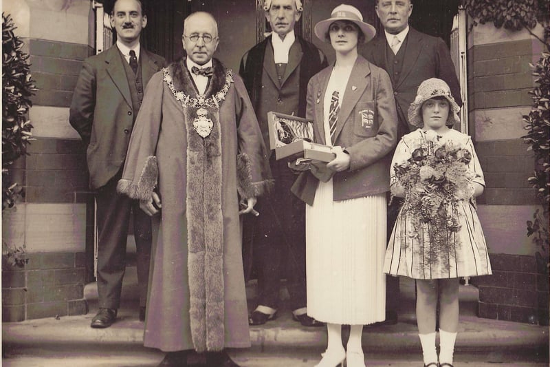 Civic reception was held for Blackpool swimmer Lucy Morton who won a  gold medal in the 200 metres breaststroke in the 1924 Olympic Games