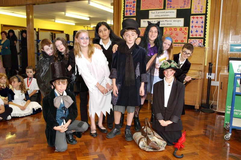 These caring pupils put on a fundraising show in October 2005 to raise money for survivors of an Asian earthquake.