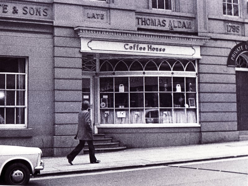 The Coffee House at the Stone House pub, on Church Street, Sheffield city centre, in 1973