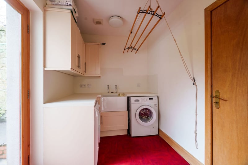 A conveniently placed utility room is positioned off the kitchen and there is also a handy boot room. All curtains, blinds, light fittings, fitted flooring, fridge freezer, tumble dryer, washing machine, integrated appliances and garden furniture are included in the sale price.