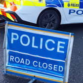 Park Square roundabout has been closed by police, causing delays in the city centre. Picture: Sheffield Newspapers