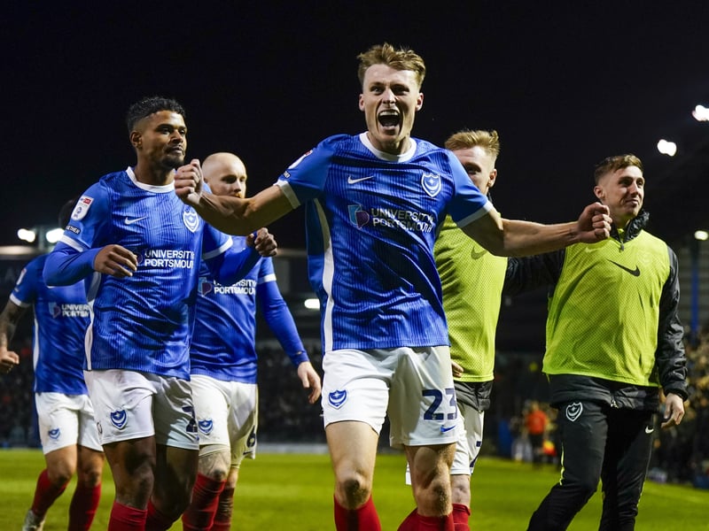 Continuing their stay at the top is Pompey. The Blues have 37 points from 17 fixtures with 11 wins, four draws and just two losses. 