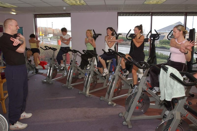 A keep fit class at Springs was caught on camera by the Echo in 2004.