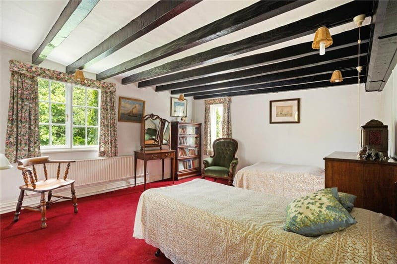 One of the six bedrooms 
