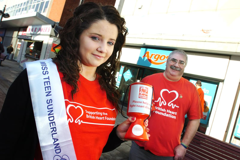 Emma Burn was doing great work for the British Heart Foundation when she collected for the cause at Argos in 2010.