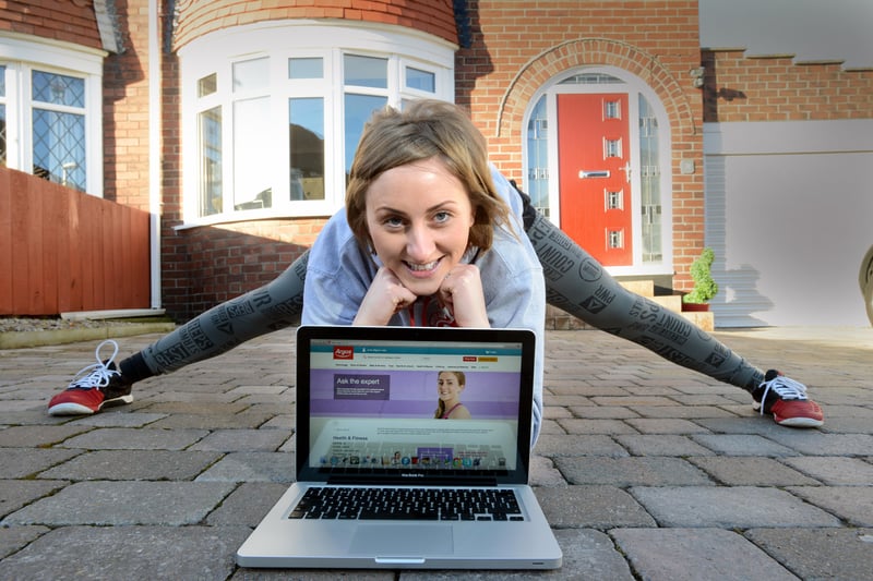Sunderland fitness instructor Katie Bulmer-Cooke was the Argos expert trainer on their website in 2014.