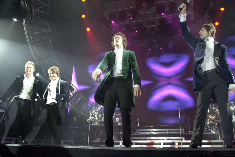 Take That at Sheffield Arena in May 2006. Photo: Barry Richardson
