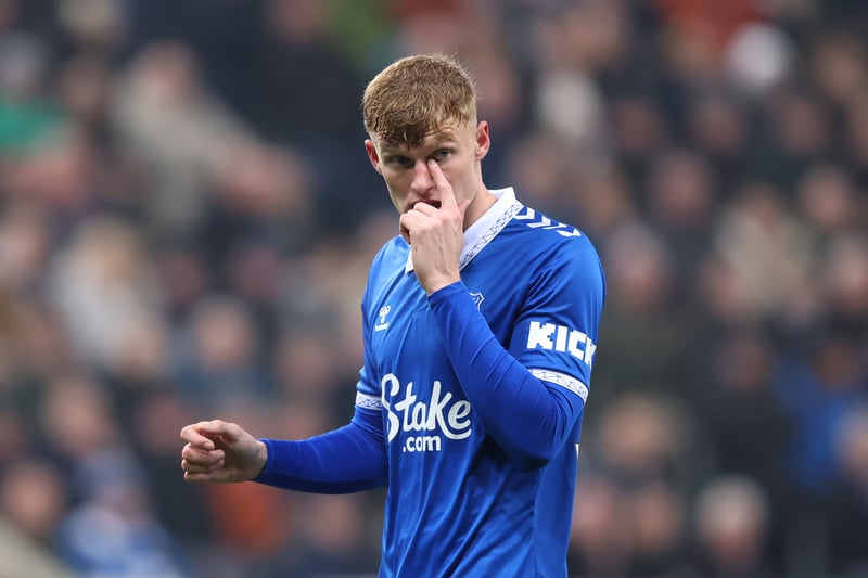 Everton star Branthwaite is being heavily linked with a move to Old Trafford.