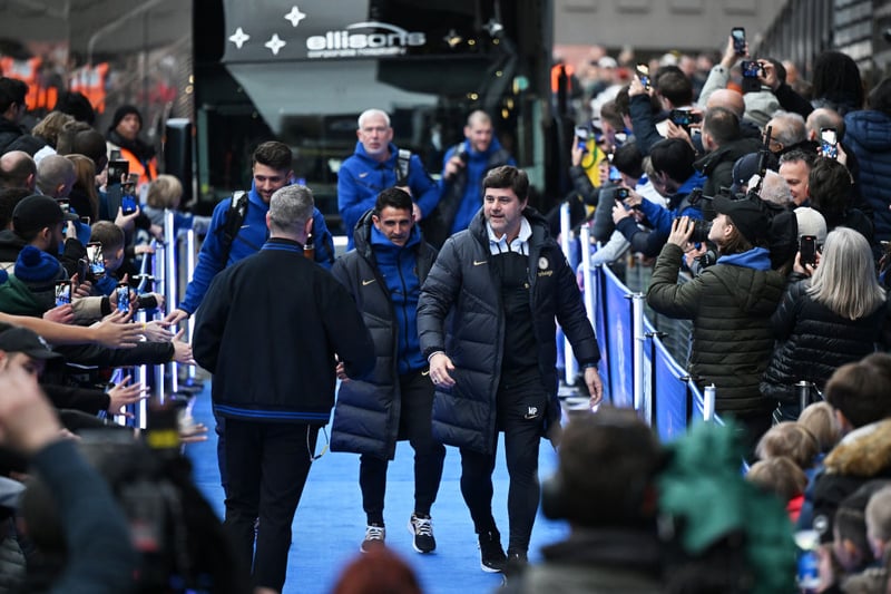  Mauricio Pochettino, Manager of Chelsea, arrives at the stadium