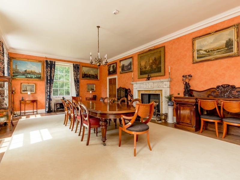 Exterior: Pitcon House stands at the end of a tree-lined sweeping driveway and among the grounds are lawns, walled gardens and there are opportunities for fishing. The rural surrounds provide many routes for hillwalking and Dalry is on the Southern Upland Way.
Contact: Savills