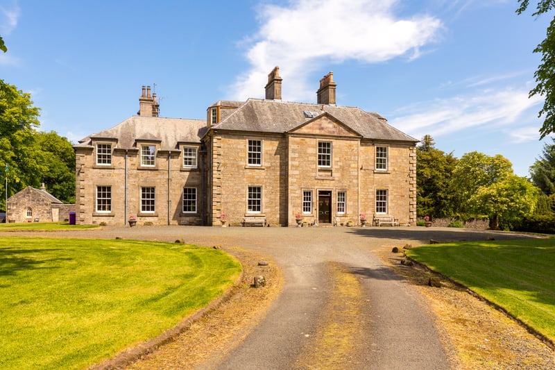 Where is it? Set within a private wooded estate on the edge of Dalry village, some 26 miles south of Glasgow city centre. There is a train station and a range of high street shops in the village.