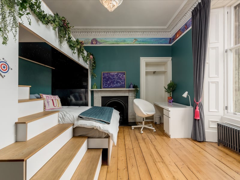 Over the next two years, Jessica and Aaron carried out a range of work to the house, including removing all of the carpets to expose stunning original wooden flooring.