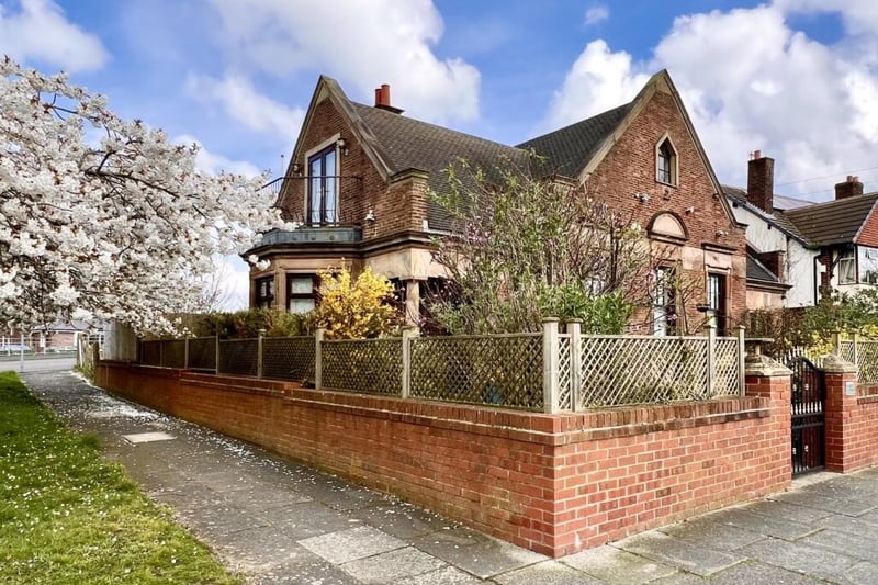 This unique detached 4 bedroom home was formerly a bank and now stands as a true one-off residence. 