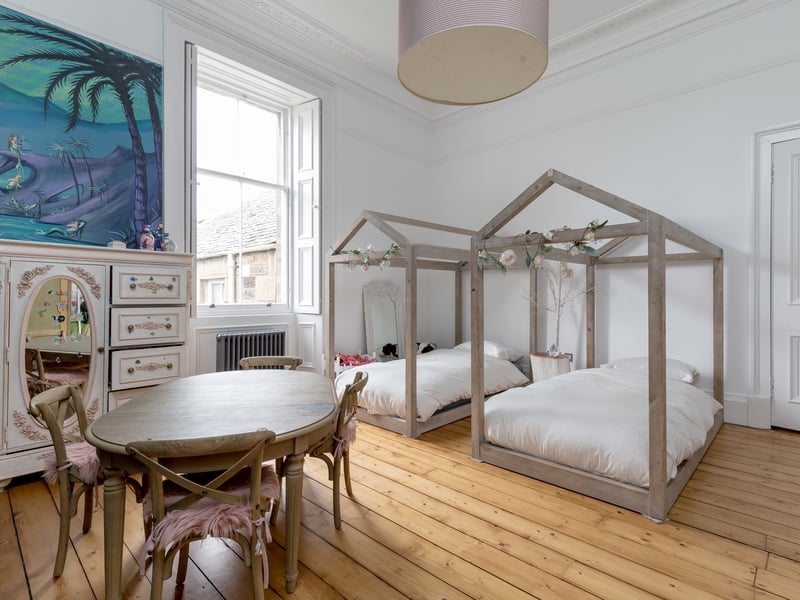 There is ample room for the couple and each of their ten children to have their own space.