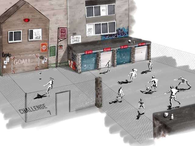 Yard Ball, a new retro street football experience, is set to open on Little London Road, Sheffield, this summer