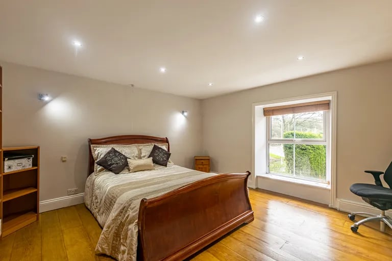 On the first floor are four generous double bedrooms, of which one has its own en-suite shower room.