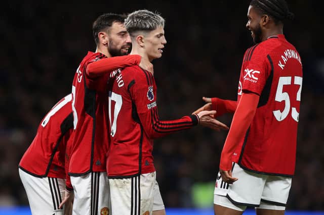 United could make just one change from the side that started against Chelsea