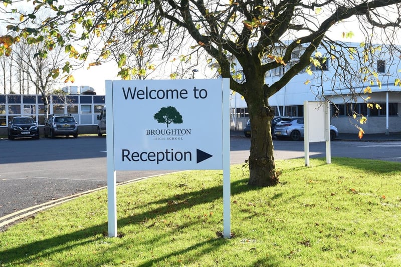 The report said: "Pupils at this school are provided with an exceptional education. Pupils told inspectors that they love coming to Broughton High School. They described it as
being part of a happy and safe family."