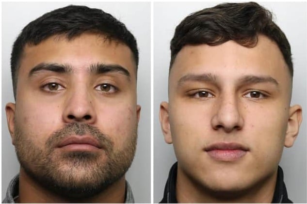 Umayr Hanif, 26, of Moorside Road, Eccleshill, Bradford, left, admitted four counts of dealing in class A drugs, while Haaris Iqbal, 20, of Wrose Road, Shipley, admitted two counts of the same charge. They were jailed for six years and four-and-a-half years respectively. It came after the pair were stopped on Castleford Lane in Pontefract in November - which led to £156,000 worth of crack, cocaine and heroin being found.