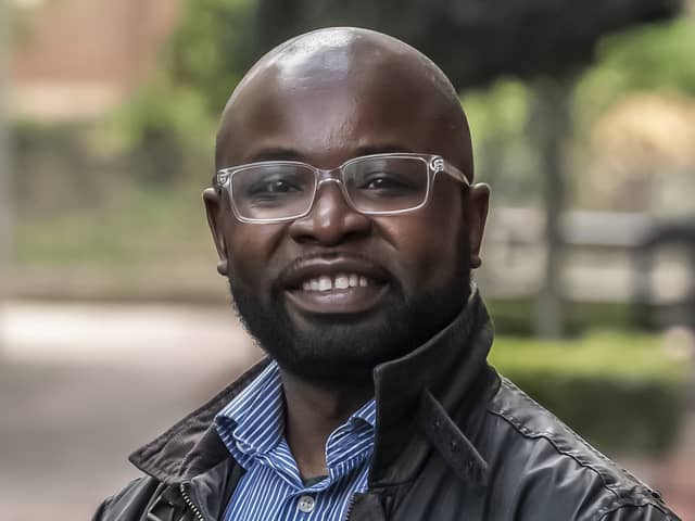Christian social worker Felix Ngole, outside Leeds Employment Tribunal where he is bringing a claim against Touchstone Support Leeds, who he says withdrew a job offer due to his views on homosexuality. (Photo: Danny Lawson/PA Wire)